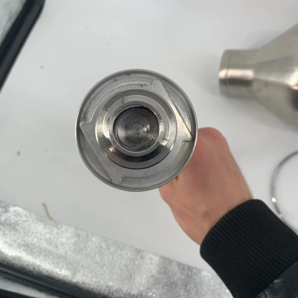 Upmost Stainless Steel Pancake Donut Batter Dispenser Manual Piston Funnel Stand